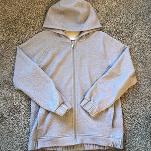 Lululemon Pave New Ways Full-Zip in Glacier Grey / White Size Large